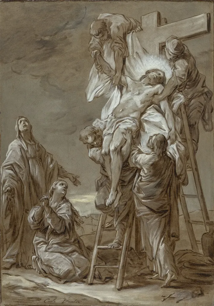 Composition religieuse de la Descente de Croix